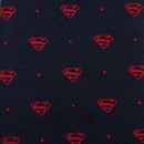 DC Superman Shield Navy and Red Dot Tie - Hero Merchandise