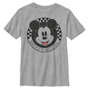 Boy's Disney Mickey Mouse Checkered T-Shirt