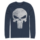 Men's Marvel Punisher Distresskull Long Sleeve T-Shirt