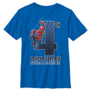 Boy's Marvel Spiderman 4Th Bday T-Shirt
