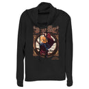 Junior's Marvel Retro Seal Cowl Neck