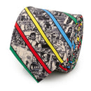 Marvel Comic Stripe Tan Men's Tie - Hero Merchandise