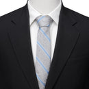 Marvel Comics Gray and Blue Stripe Men's Tie - Hero Merchandise