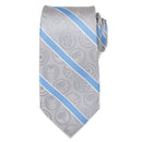 Marvel Comics Gray and Blue Stripe Men's Tie - Hero Merchandise