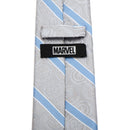 Marvel Comics Gray and Blue Stripe Men's Tie - Hero Merchandise