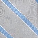 Marvel Comics Gray and Blue Stripe Men's Tie - Hero Merchandise