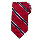 Marvel Spider-Man Red and Navy Stripe Men's Tie - Hero Merchandise