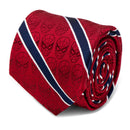 Marvel Spider-Man Red and Navy Stripe Men's Tie - Hero Merchandise