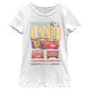 Girl's Pixar Lighting Mcqueen T-Shirt