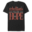 Men's Star Wars Built On Hope Quote T-Shirt