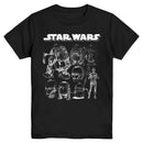 Boy's Star Wars Sketch Droids T-Shirt