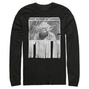 Men's Star Wars Words Of Wisdom Long Sleeve T-Shirt