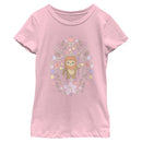 Girl's Star Wars Ewok Flower Spring T-Shirt